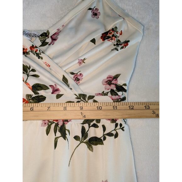 Stilletto's Maxi Dress Womens Small V Neck Babydoll Cottagecore‎ Romantic - Picture 7 of 11